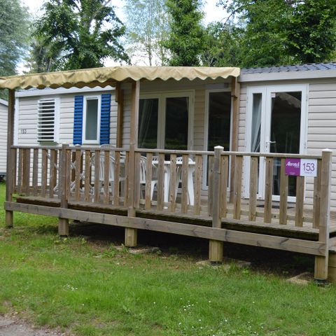 Mobile home 7 persons - Family XL 40 m² - air-conditioned 6/7 pers