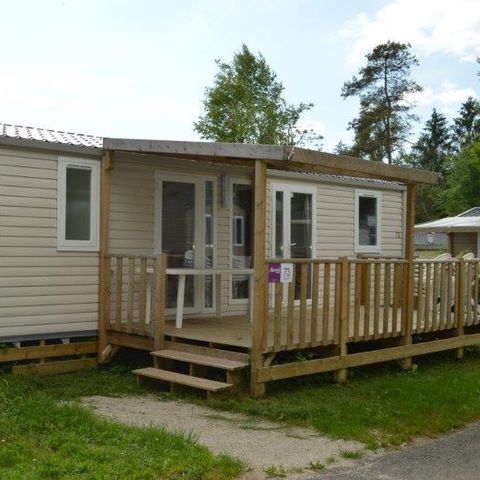 Stacaravan 7 personen - Familie XL 40 m² - airconditioning 6/7 pers