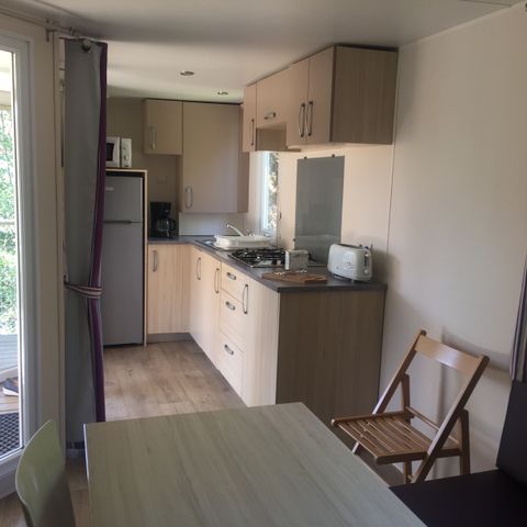 Mobilheim 6 Personen - Soléo 30m² - klimatisiert 5/6 pers.