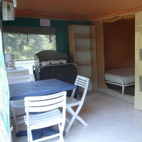 Glamping tent 4 persons - Without sanitary facilities