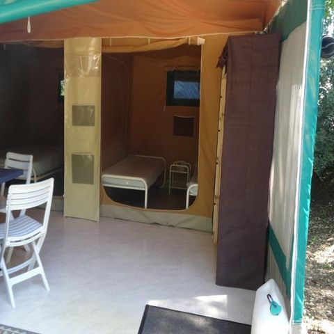 Glamping tent 4 persons - Without sanitary facilities