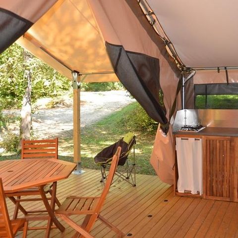 Safarizelt 5 Personen - LODGE VICTORIA ohne Sanitäranlagen