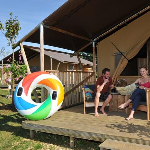 CANVAS AND WOOD TENT 5 people - Ciela Nature Lodge tent - 2 bedrooms - Fitted kitchen - Bathroom