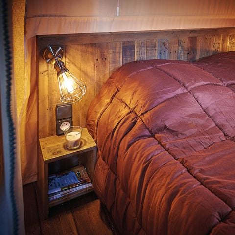 Canvas and wooden tent 7 persons - Ciela Nature Lodge tent - 2 bedrooms - Fitted kitchen - Bathroom