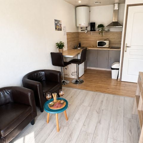 Chalet 2 persons - Chalet 1 bdrm - Covered terrace - 25 m2