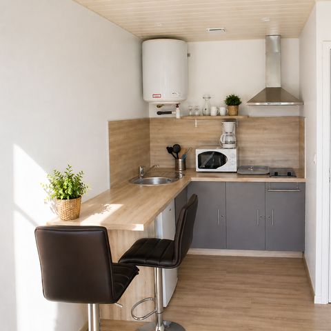 Chalet 2 persons - Chalet 1 bdrm - Covered terrace - 25 m2
