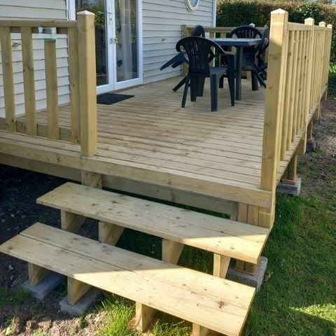 Mobilheim 4 Personen - Privilège 2 Zimmer. - Nicht überdachte Terrasse - 30 m2