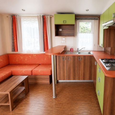 Mobile home 4 persons - 2-bedroom Comfort+ mobile home - Covered terrace - 30 m2