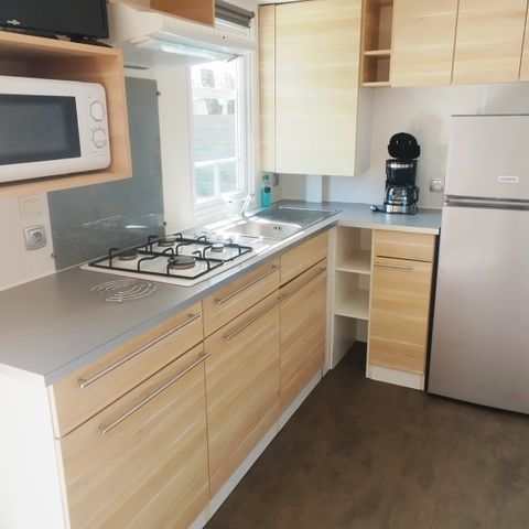 BUNGALOW 4 personnes - Mobil-Home Privilège 2 ch. - Terrasse non couverte - 30 m2