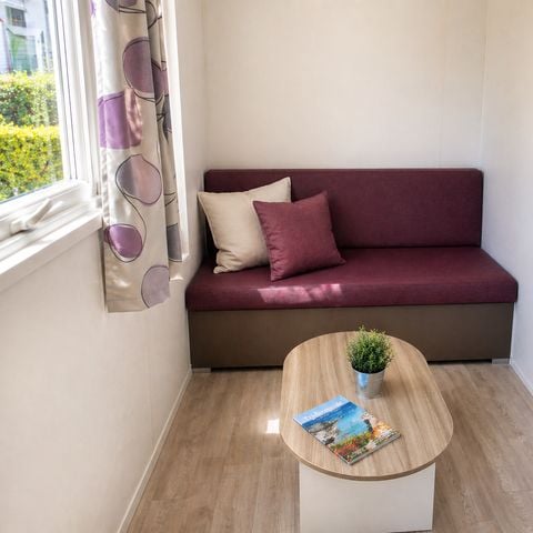 Mobile home 2 persons - Privilège 1 bedroom - Uncovered terrace - 21 m2