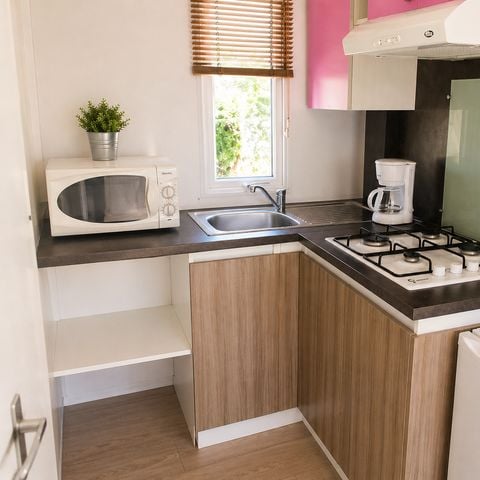 Mobile home 2 persons - Privilège 1 bedroom - Uncovered terrace - 21 m2