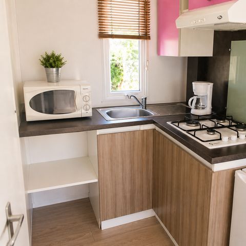 MOBILHOME 2 personas - Privilège 1 habitación - Terraza descubierta - 21 m2