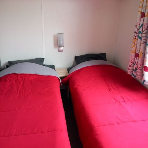 Stacaravan 4 personen - Premium 2 slaapkamers - Overdekt terras - 30 m2