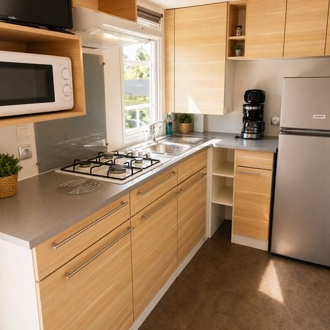 Mobile home 4 persons - Premium 2 bedrooms - Covered terrace - 30 m2