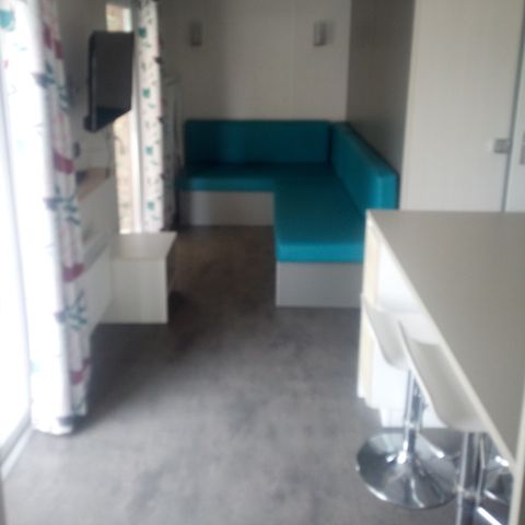Stacaravan 4 personen - Premium 2 slaapkamers - Overdekt terras - 30 m2