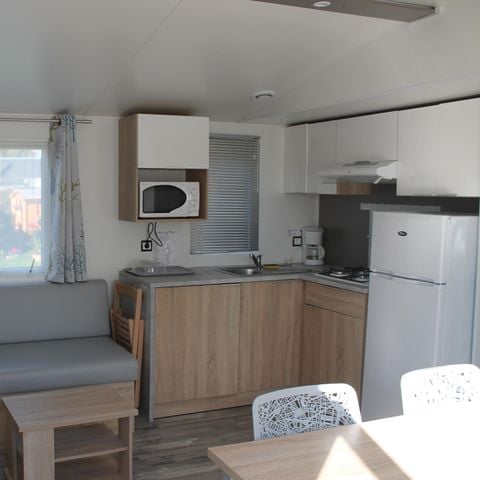 Stacaravan 6 personen - Premium 3 slaapkamers - Overdekt terras - 35 m2