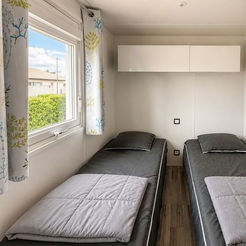 MOBILHOME 6 personas - Premium 3 dormitorios - Terraza cubierta - 35 m2