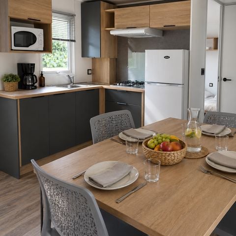 Mobile home 6 persons - Premium 3 bedrooms - Covered terrace - 35 m2