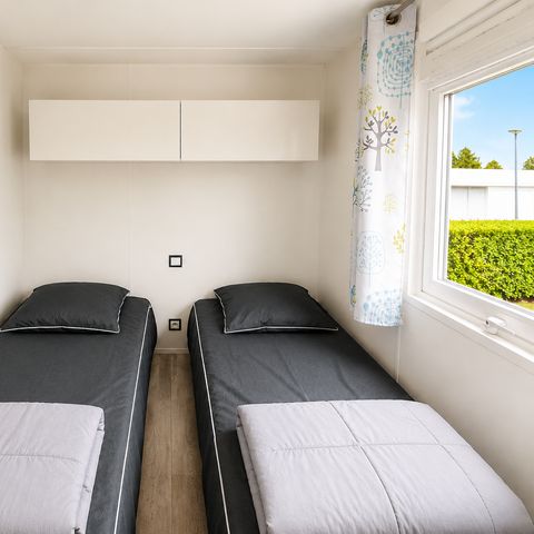 MOBILHOME 6 personas - Premium 3 dormitorios - Terraza cubierta - 35 m2