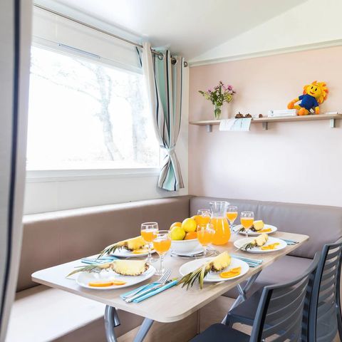 Mobile home 6 persons - Standard Mobile Home 32m² (3 bedrooms) + integrated terrace