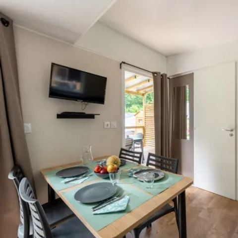 MOBILHOME 6 personas - Homeflower Premium 35m² (3 dormitorios) + Terraza + TV + VISTA AL MAR