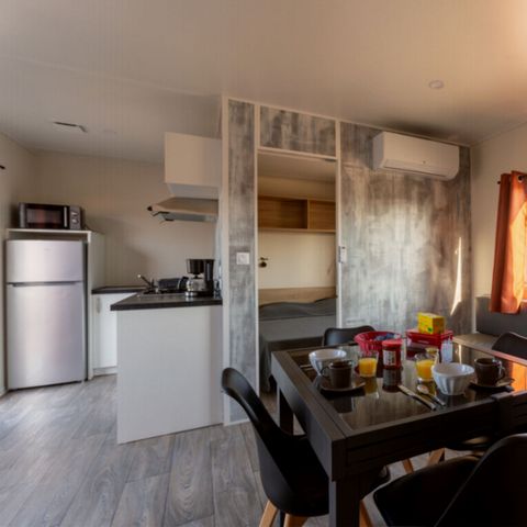 BUNGALOW 6 personnes - Premium 3 chambres 6 personnes, 34m² (modèle 2023), Arrivée Dimanche+CLIM