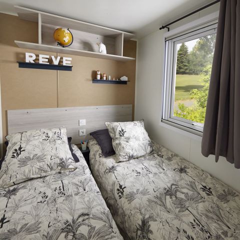 STACARAVAN 6 personen - Stacaravan Grand confort 36m2 - 3 slaapkamers (Type Trigano EVO35) +Vaatwasser (GEEN HUISDIEREN TOEGESTAAN)