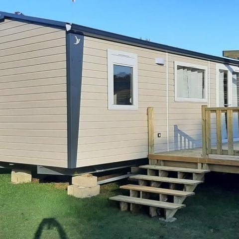 Stacaravan 6 personen - Stacaravan Grand confort 36m2 - 3 slaapkamers (Type Trigano EVO35) +Vaatwasser (GEEN HUISDIEREN TOEGESTAAN)
