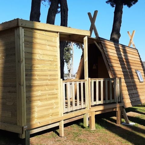 Chalet 2 personen - ZONDER SANITAIRE VOORZIENINGEN