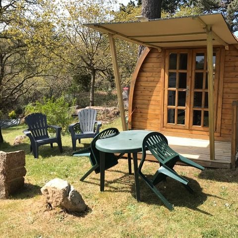 Bungalow 2 Personen - POD für Paare mit Baby ohne Sanitäranlagen (Haustiere verboten)