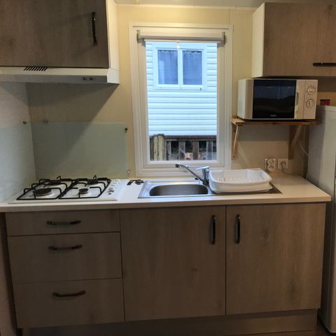 Stacaravan 6 personen - Comfort 3 slaapkamers (Type Ohara)