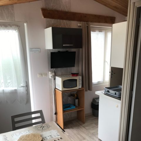 CHALET 2 people - 16m² - 1 bedroom (without shower)