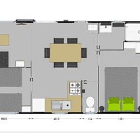 Mobile home 6 persons - Modulo