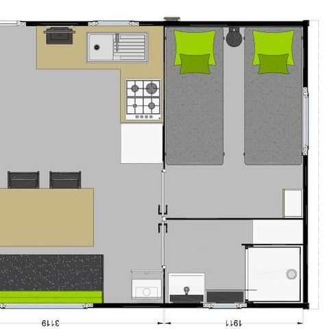 Mobile home 6 persons - Ibiza