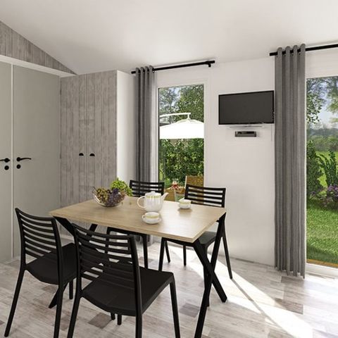 Stacaravan 6 personen - SANTA FE - TV