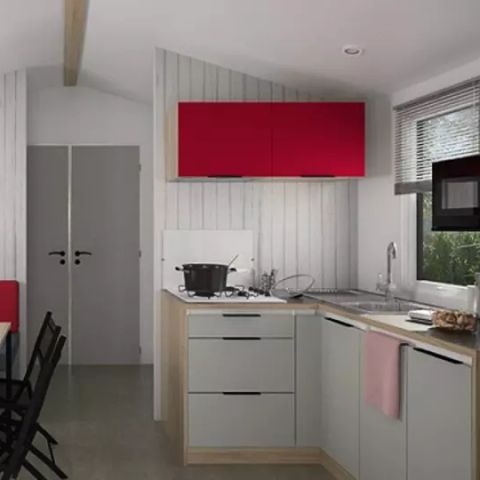 Mobilhome 6 personnes - Modulo 2 chambres 4/6 personnes, TV, LV, 27m² (2019)