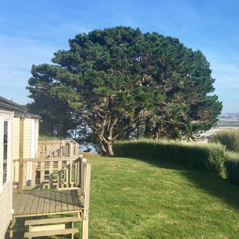 Mobilheim 4 Personen - 33 m2 - premium - überdachte Terrasse