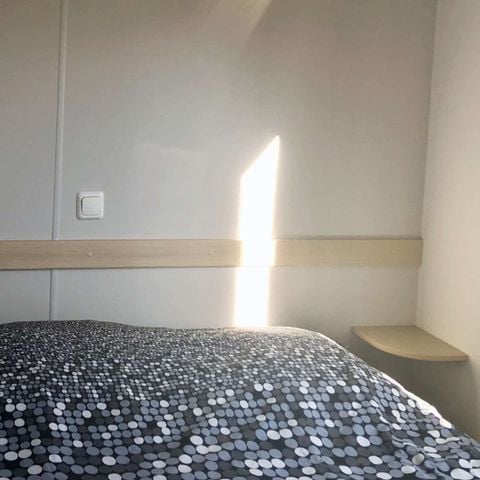Mobilheim 6 Personen - 35m2 - 3 Schlafzimmer - überdachte Terrasse