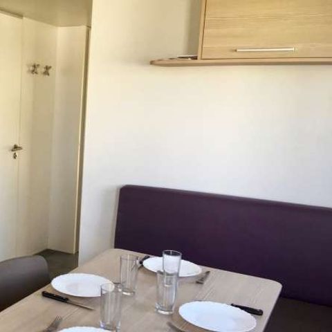 Mobilheim 6 Personen - Mobilheim 3 Zimmer mit Meerblick