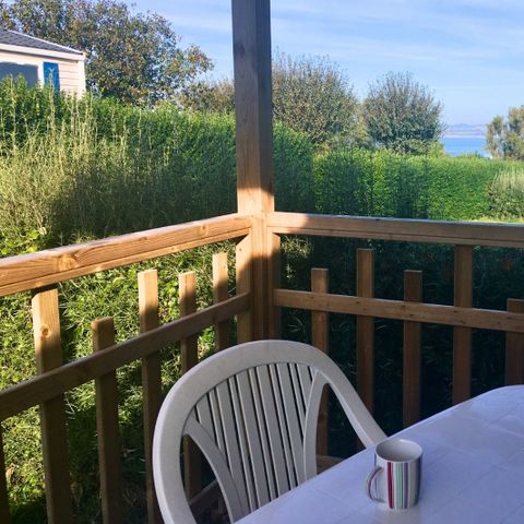 BUNGALOW 4 personnes - Mobil-home premium avec vue sur mer