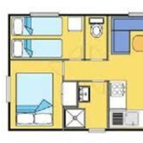 House 3 persons - STANDARD COMPACT MEDITERRANEAN