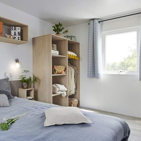 Mobilheim 4 personen - PMR-Lodge GRAND CONFORT BATZ 2022 TV - 2 Zimmer 33m²