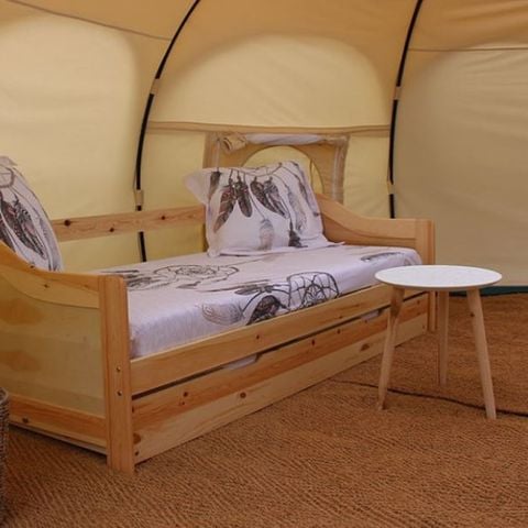 Tent 5 personen - Familie Marigoule (gemeenschappelijke keuken)