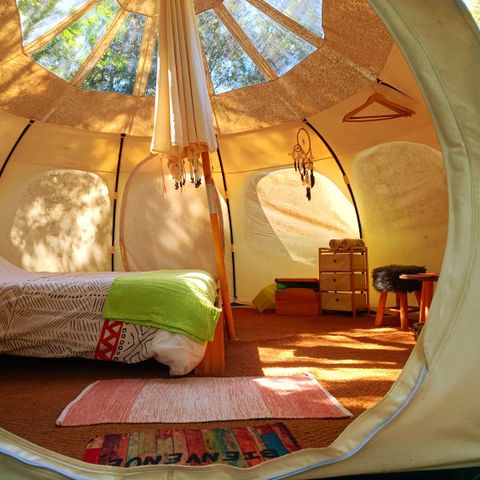 Tent 2 personen - Dauphine étoilée (gedeelde keuken)