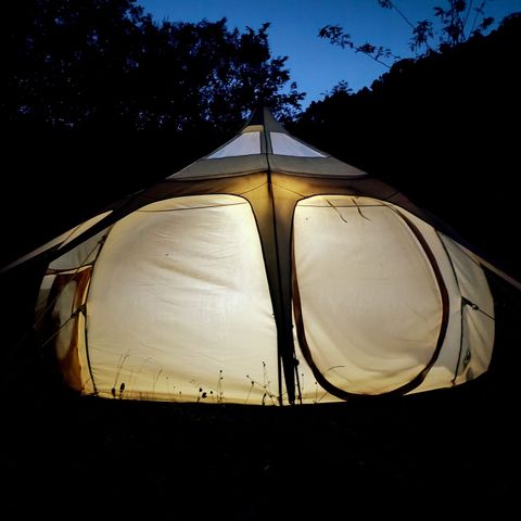 Tent 2 personen - Dauphine étoilée (gedeelde keuken)
