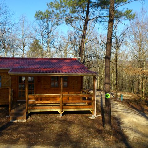 Chalet 5 Personen - 74 Chalet Les Bleuets 40m² Überdachte Terrasse + Fernseher + Geschirrspüler 1/5 Pers.