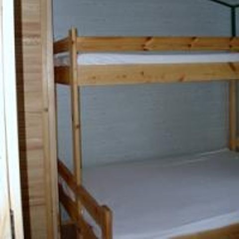 Chalet 5 Personen - 80 Chalet Champêtre 35m² + Große überdachte Terrasse +Fernseher + Geschirrspüler 1/5 Pers.