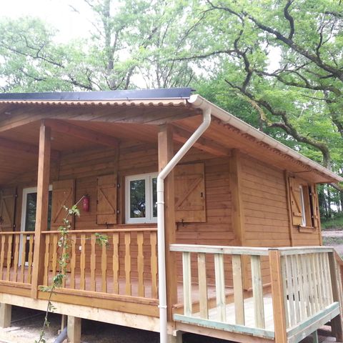 Chalet 4 Personen - Chalet La Cabane 35m² + Geschirrspüler + Überdachte Terrasse +Fernseher