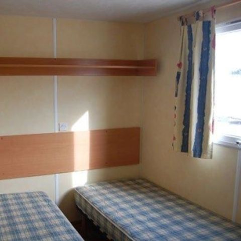 Mobilheim 6 Personen - 20 Résidence La Futaie 32m2 Überdachte Terrasse, 3 Zimmer, Geschirrspüler + Fernseher 1/6 Pers.