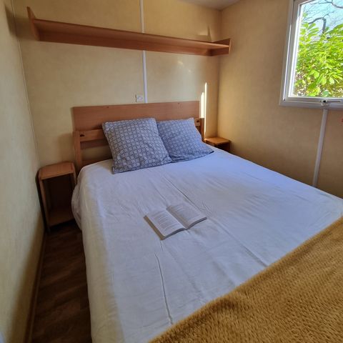 Mobile home 6 persons - 20 Résidence La Futaie 32m2 Covered terrace, 3 bedrooms, dishwasher + Television 1/6 pers